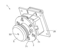 OPTICAL DEVICE INCLUDING A CAMERA, A DIAPHRAGM AND ILLUMINATION MEANS