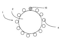 Device for blow moulding containers