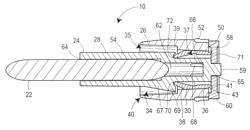 Micro motion poppet valve assembly for delivery of ink with large pigment particles to a writing nib and writing instrument comprising same