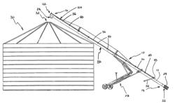 Toothed belt drive system for augers