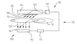 Sensor for venous networks of a part of a living body