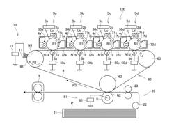 Image forming apparatus with intermediary transfer belt having ion conductive agent