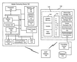 Systems and methods for providing mobile browser access to mobile device functionalities