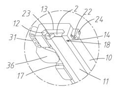 Adapter for attaching a detachable stock to the firing mechanism of a firearm