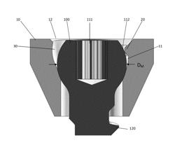 Self-locking bone screw receiver