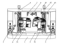 SAPPHIRE WAFER SQUARING MACHINE WITH DOUBLE SWING CUTTER HEADS