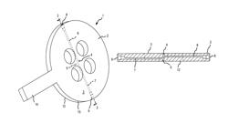 Locating of pressure taps on face of orifice plate device