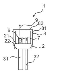 Package for an optoelectronic semiconductor component and semiconductor component