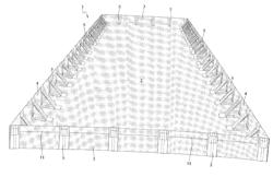 CONTAINMENT BERM WITH INTERNAL QUICK LATCH STAYS