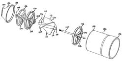 Rotating air directing apparatus for a hair dryer