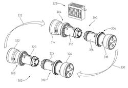 Powered vehicle with an independent and interchangeable powertrain assembly