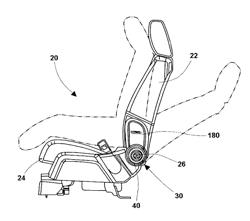 Modular recline mechanism and sidemember for rotary recliner