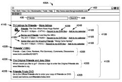 System and method for displaying both multimedia events search results and internet search results