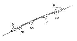 Process for manufacturing a flexible elongate structure having an orientable end