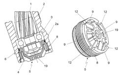 Device for the positional securing of a unit