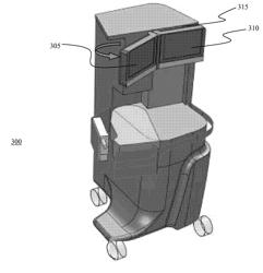 Sliding Track and Pivot Mounting System for Displays on Anesthesia Machines