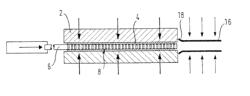 Method of transferring a stent device from a crimping head to an outer sheath of a stent device delivery system