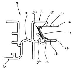 Sunshade assembly and open roof construction provided therewith