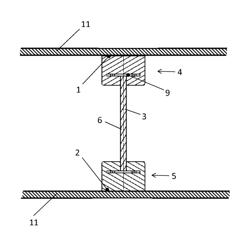 Tie rod, plastic tank and method for manufacturing a plastic tank