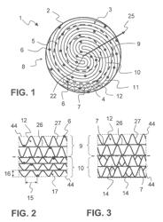 Metallic honeycomb body with defined connecting points and motor vehicle having the honeycomb body