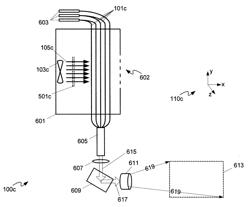 System for vibrating optical components using an airflow device