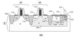 Conductive diffusion barrier structure for ohmic contacts