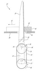 Assembly to Operate a Reciprocating Saw Blade From a Rotating Shaft