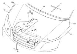 Front body structure for vehicle