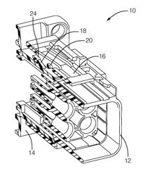 Connection system including connector body with integral primary and secondary lock