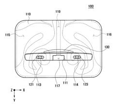 Docking station having structure for sound amplification and sound quality enhancement