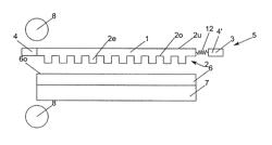 STRUCTURE STAMP, DEVICE AND METHOD OF EMBOSSING