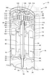 SCROLL COMPRESSOR WITH CAPTURED THRUST WASHER