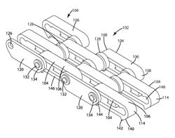 LINK BELT FOR USE IN FURNACES