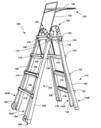 LADDERS, LADDER COMPONENTS AND RELATED METHODS