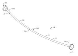 Adjustable tension-mounted curved rod assembly