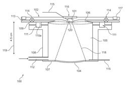 Device for franmenting molecules in a sample by ultrasound