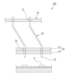 Probe head of probe card and manufacturing method of composite board of probe head