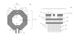 Parallel stacked symmetrical and differential inductor