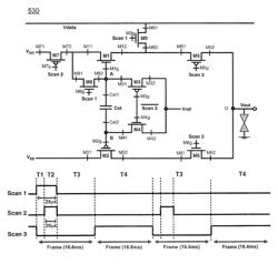 Analog memory cell circuit for the LTPS TFT-LCD