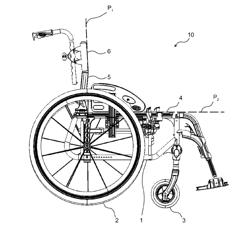 WHEELCHAIR INCLUDING A COLLAPSIBLE AND/OR ANGLE ADJUSTABLE BACKREST FRAME