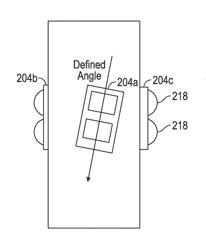 Downhole Depth Measurement Using Tilted Ribs