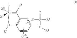 Phosphinate ruthenium complexes