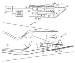 Gas turbine engine exhaust nozzle cooling valve