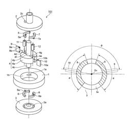 Vane compressor with vane aligners