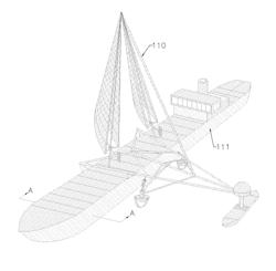 Sail propulsion device for cargo and tanker vessels