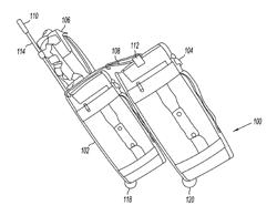 APPARATUS AND METHOD FOR SELF-STABILIZING ROLLABLE LUGGAGE ASSEMBLY