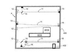 Device And Method For Monitoring Rooms Equipped With High-Voltage Apparatuses