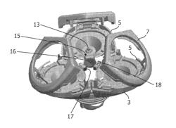 Domestic appliance comprising means for generating electric energy in a functional action unit