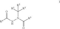 Boron-containing diacylhydrazines