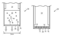 Up-concentration of organic microobjects for microscopic imaging